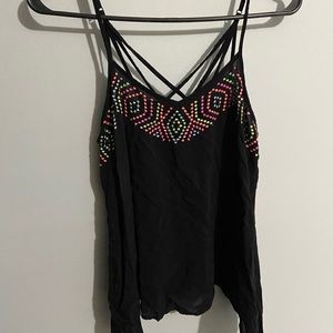 Cross-Strapped Tank Top